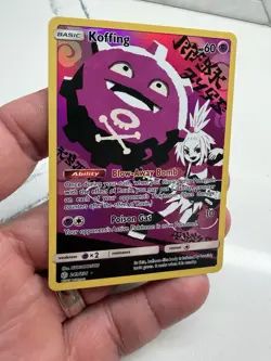 Koffing Cosmic Eclipse 243/246 Pokemon Sun And Moon Pack Fresh Secret Rare 💎 - Image 3