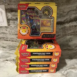 Pokemon Day 2026 Collection Box / New Factory Seal - Lot Of 5 - Image 4