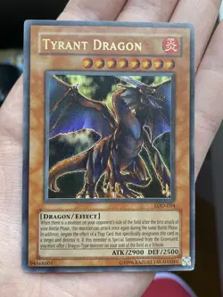 LP Yu-gi-oh! Tyrant Dragon LOD-034 Ultra Rare Unlimited Edition Holofoil Engish! - Image 1