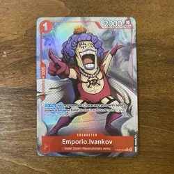 Bandai One Piece Card Game Emporio.Ivankov ST30-004 Special Alt Art English - Image 1