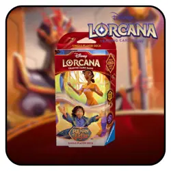 Disney Lorcana: Reign of Jafar Starter Deck - Amber & Amethyst (Tiana and Bruno) - Image 1