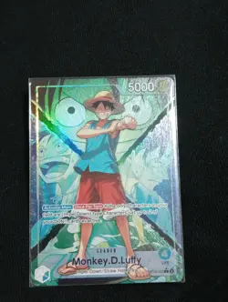 ONE PIECE - MONKEY D LUFFY - OP16-022 ALT ART LEADER ENGLISH OP16 NEW - Image 1