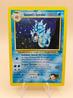 Giovanni's Gyarados Gym Challenge Holo Rare 5/132 Pokemon Card - 2000 - Image 1