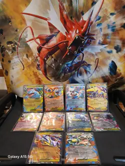 Pokemon Lot Base Mega Evolution Double Rare Ex Set All 10 Cards - Image 1