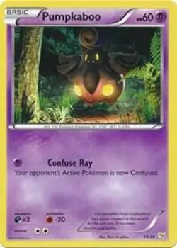 Pumpkaboo 18/30 XY Trainer Kit Noivern Pokemon Card LP - Image 1
