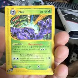 Pokemon Muk Aquapolis E-Card Rare 023/147 2002 70 HP Regular English - Image 1