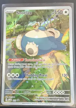 Snorlax 051 Sv: Scarlet & Violet 151 Black Star Promo Cards - Image 1