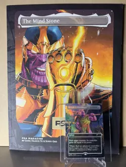 Thanos Swords to Plowshares PSA Promo Card & Magazine! Magic the Gathering - Image 1