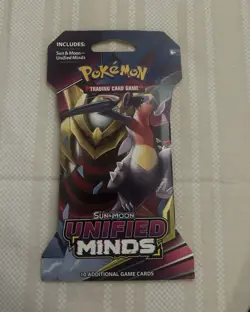 Pokemon TCG Sun & Moon Unified Minds Booster Pack 10 Cards English 2019 - Image 1