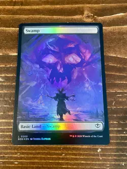 Basic Land - Swamp (0269) | Secrets of Strixhaven | Holo | MTG - Image 1