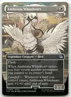Ambrosia Whiteheart (Borderless) #325 (NM) Final Fantasy FIN Magic MTG - Image 1