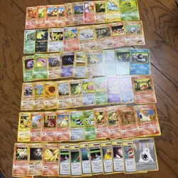 Pokemon Card ~60pcs Old Back Bulk Lot - Image 1