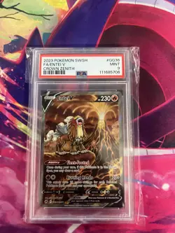 Entei V GG36/GG70 Crown Zenith PSA Graded 9 Pokemon Trading Card Game - Image 1