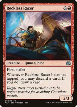 Reckless Racer 2x FOIL AER MTG Aether Revolt Uncommon MINT red - Image 1