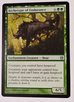 Archetype of Endurance MTG, Born of the Gods, Uncommon, LP - Image 1