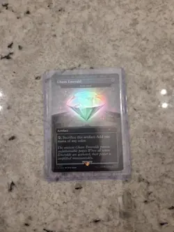 Chaos Emerald (7037) White Foil - Lotus Petal - Sonic Secret Lair - Magic MTG NM - Image 4