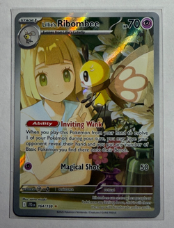 Lillie's Ribombee 164/159 Illustration Rare Journey Together Pokemon Near Mint - Image 1