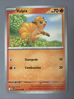 Pokemon TCG * Mega Evolution * 19/132 Vulpix Common * FRESH PK - Image 1