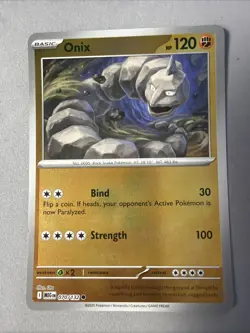Pokemon TCG * Mega Evolution * 70/132 Onix REVERSE HOLO COMMON * FRESH PK - Image 1