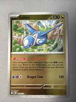 Pokemon TCG * Mega Evolution * 101/132 Latios REVERSE HOLO UNCOMMON * FRESH PK - Image 1