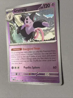 Pokemon TCG * Mega Evolution * 63/132 Grumpig REVERSE HOLO UNCOMMON * FRESH PK - Image 2