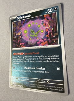 Pokemon TCG * Mega Evolution * 87/132 Spiritomb REVERSE HOLO UNCOMMON * FRESH PK - Image 2