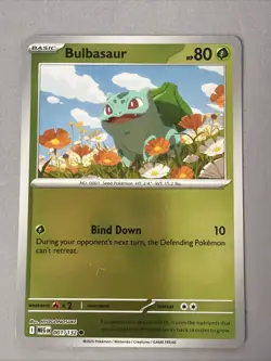Pokemon TCG * Mega Evolution * 1/132 Bulbasaur REVERSE HOLO COMMON * FRESH PK - Image 1