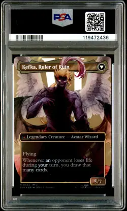 2025 MTG Final Fantasy KEFKA, COURT MAGE * Character Surge Foil #0543 * PSA 10 - Image 2