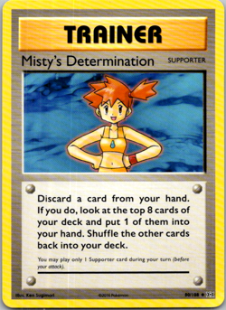 Misty's Determination - 80/108 - Uncommon - XY Evolutions #80/108 Pokemon TCG - Image 1