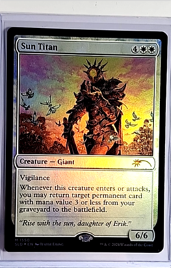 2024 MTG Magic the Gathering SLD Secret Lair Drop Foil #1550 Sun Titan - Image 1