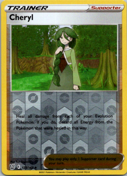Cheryl Pokemon Trainer 123/163 Battle Styles Reverse Holo Rare - NM - Image 1