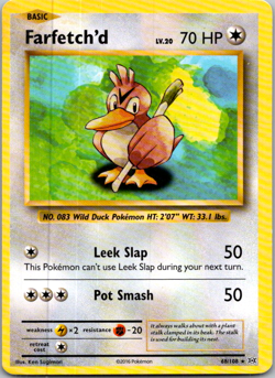 Pokemon Farfetch'd ✨ Rare XY - Evolutions 68/108 LP - Image 1