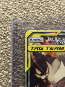 Pokemon TCG Reshiram & Charizard GX SM201 Promo TAG TEAM Holo English 270HP - Image 2