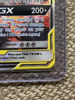 Pokemon TCG Reshiram & Charizard GX SM201 Promo TAG TEAM Holo English 270HP - Image 4