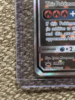 Pokemon TCG Reshiram & Charizard GX SM201 Promo TAG TEAM Holo English 270HP - Image 5