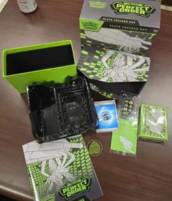 Pokemon TCG Mega Evolution Perfect Order Elite Trainer Box ETB Open Box - Image 3