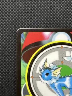 Vaporeon No. 134 Japanese sealdass Pokemon sticker Bandai Nintendo 1997 Japan - Image 2