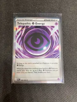 Telepathic Psychic Energy 088/088 Reverse Holo Perfect Order Pokemon - Image 1