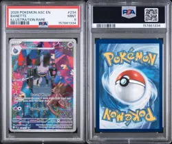 PSA 9 Banette IR 234/217 Ascended Heroes Pokemon Illustration Rare - Image 3