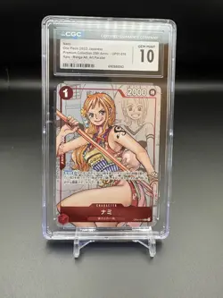 One Piece CGC 10 Gem Mint Nami Manga Alt Parallel OP01-016 25th Anniversary 🔥 - Image 1