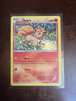 Vulpix 1/12 Confetti Holo 2015 Promo McDonald's Pokemon Rare Card - Image 1