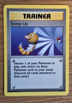 Pokemon Card Scoop Up Base Set Rare 78/102 - NM - Image 1
