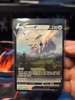 Arceus V SWSH204 Sword & Shield Promo Card Holo Pokemon NM - Image 3