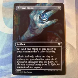 MTG / Arcane Signet - Borderless / Nm & Never Played - Image 1