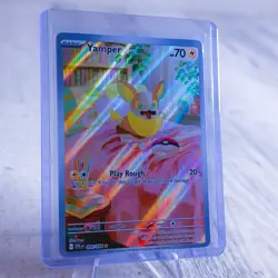 Yamper 099/094 Full Art NM/M Phantasmal Flames Pokemon Card - Image 2