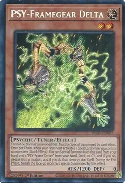 PSY-Framegear Delta (Secret Rare) RA05-EN007 Secret Rare Yu-Gi-Oh Card - Image 1