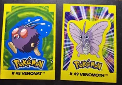 VENONAT X VENOMOTH EVOLUTION - RARE TCG NAVARRETE BUILDABLE CARD VINTAGE 2000 - Image 1
