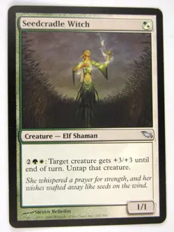 MTG Magic: the Gathering Cards: SEEDCRADLE WITCH: SHM - Image 1