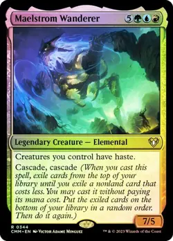 Maelstrom Wanderer FOIL - 0344 - Rare - Commander Masters CMM MTG - Image 1