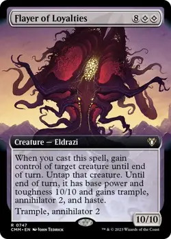 Flayer of Loyalties EXTENDED - 0747 - Rare - Commander Masters CMM MTG - Image 1